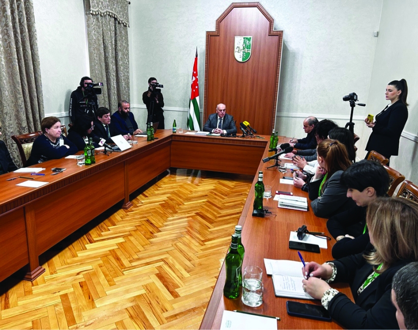 Аҧсны Ахада Аслан Бжьаниа ипресс-конференциа
